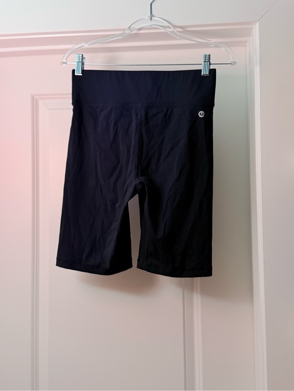 Bandier Women's Black Athletic Bike Shorts by All Access